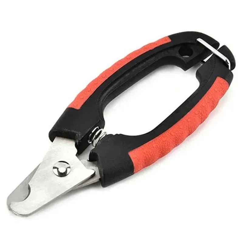 Professional Stainless Steel Pet Nail Clippers for Dogs, Cats, and Small Animals