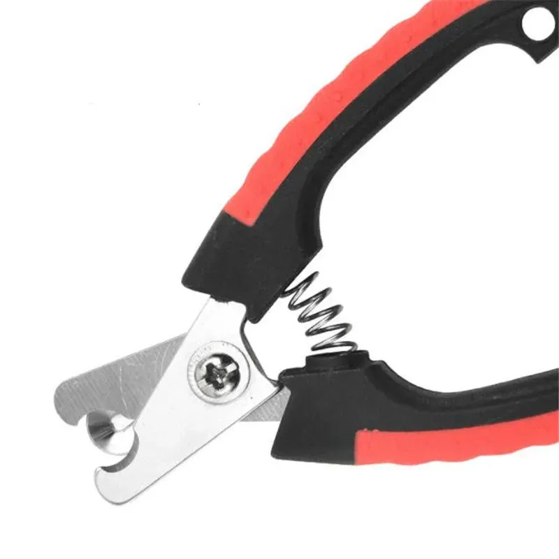 Professional Stainless Steel Pet Nail Clippers for Dogs, Cats, and Small Animals