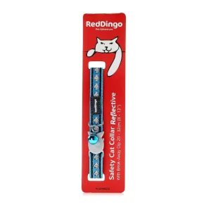 Red Dingo Reflective Cat Collar - Turquoise