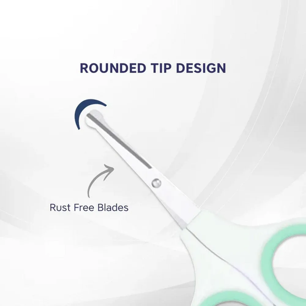 Safety Nail Scissors With Rounded Head