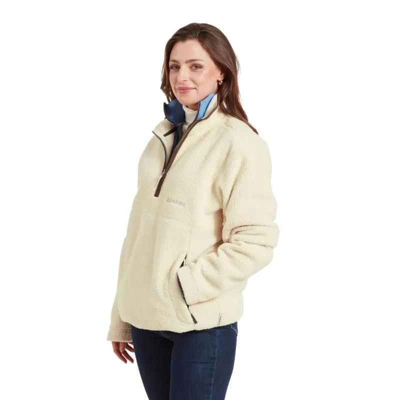 Schoffel Berkeley Retro 1/4 Zip Fleece - Ecru