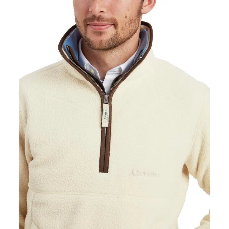 Schoffel Berkeley Retro 1/4 Zip Fleece - Ecru