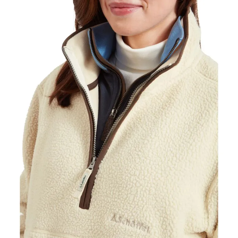 Schoffel Berkeley Retro 1/4 Zip Fleece - Ecru