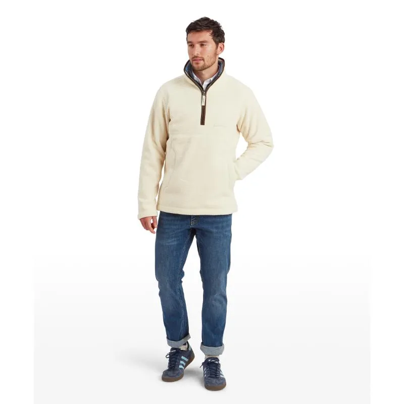 Schoffel Berkeley Retro 1/4 Zip Fleece - Ecru