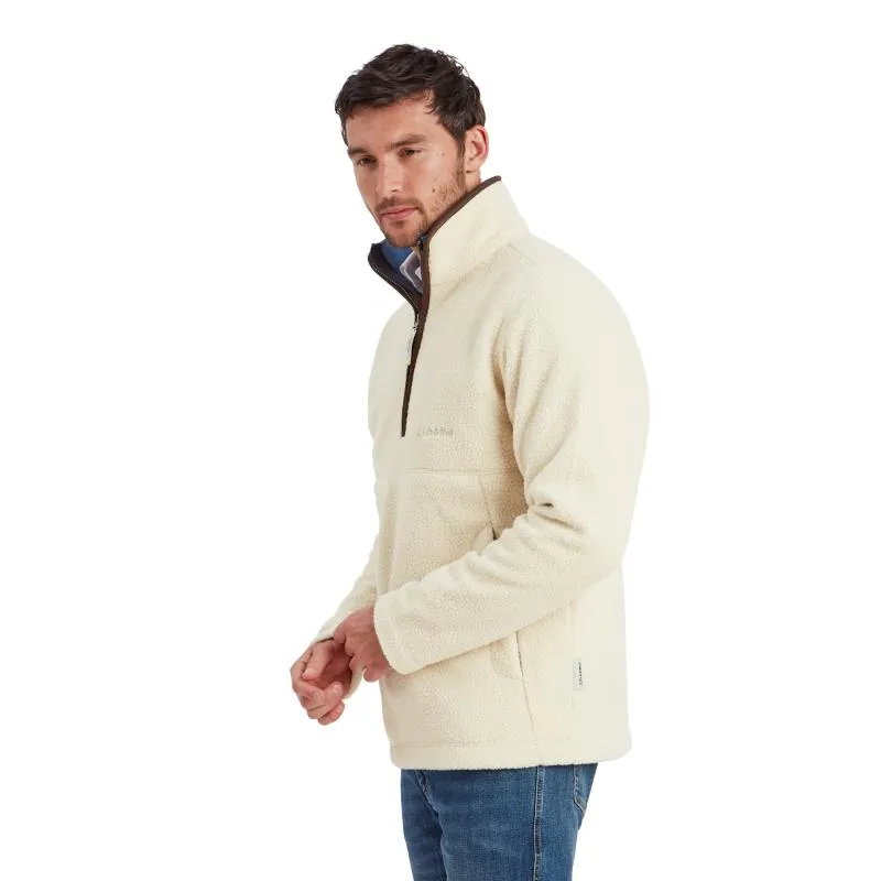 Schoffel Berkeley Retro 1/4 Zip Fleece - Ecru