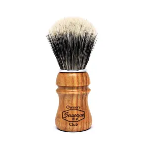 Semogue Owners Club Mistura Badger and Boar Bristle Shaving Brush, Cherry Wood Handle