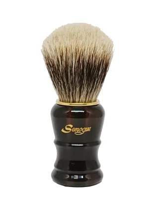 Semogue - Pegasus C7 Finest Badger Shaving Brush, Tortoiseshell Handle, 26mm