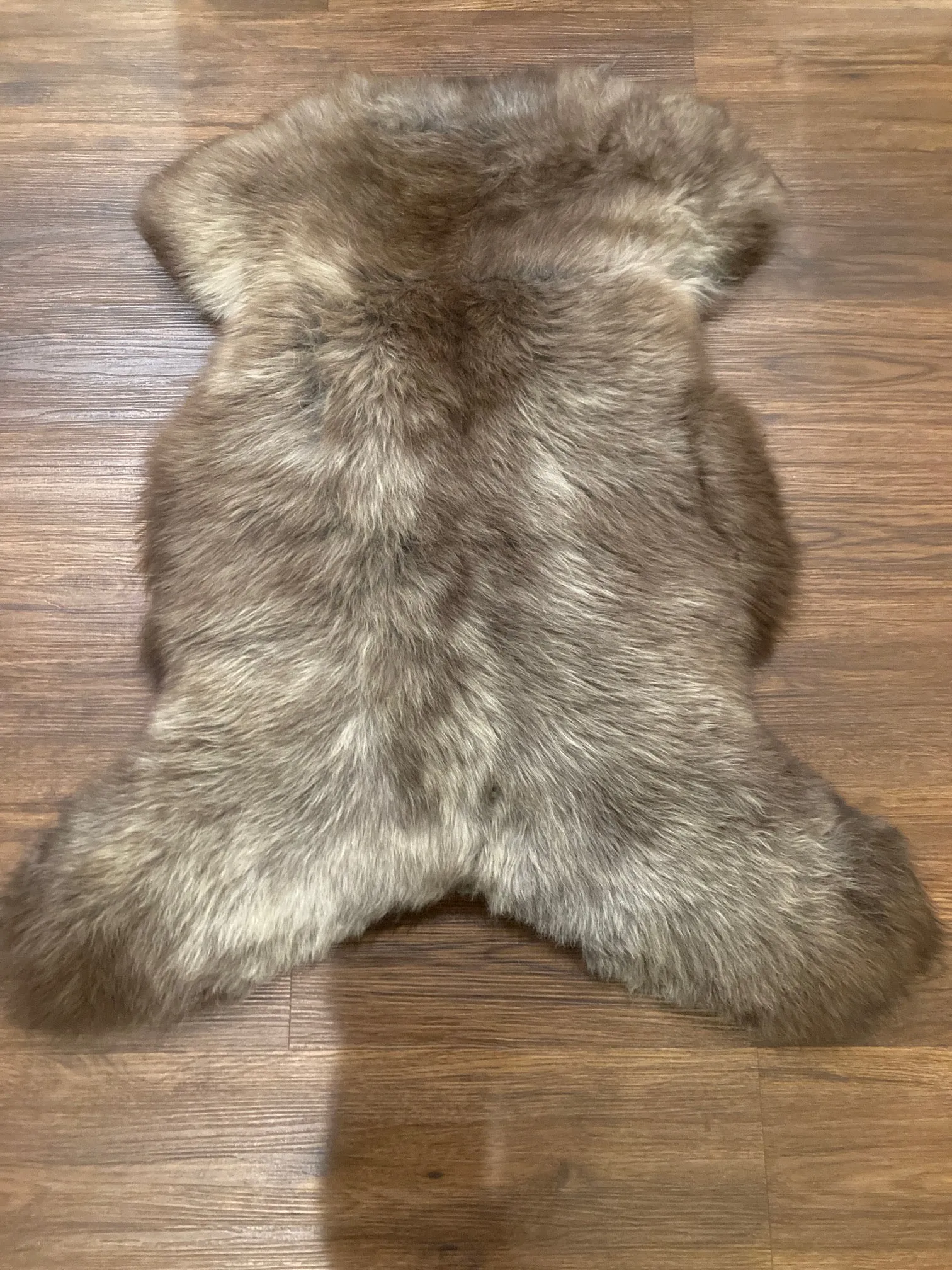 Sheepskin Rug Natural Brown Single Pelt