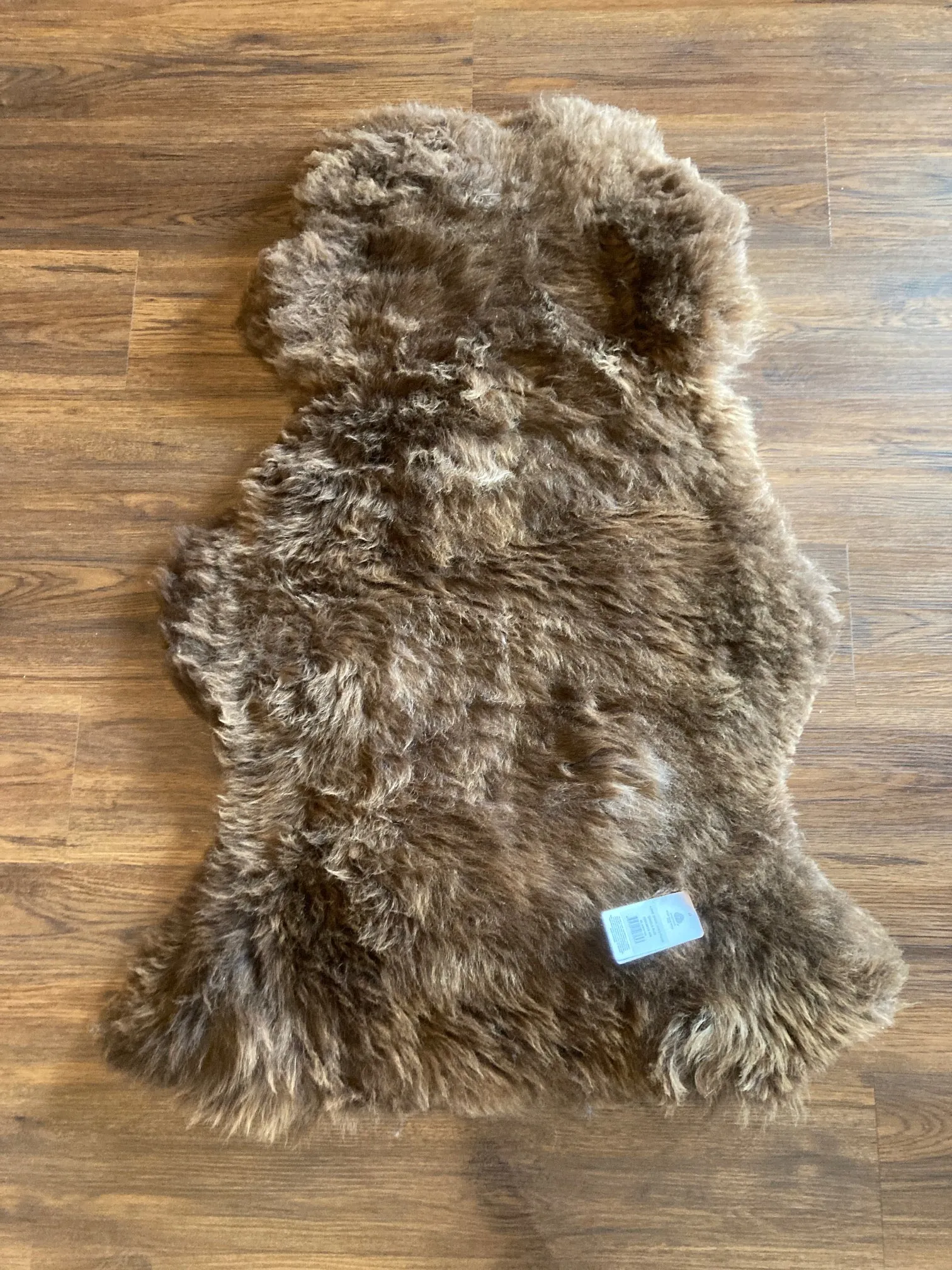 Sheepskin Rug Natural Brown Single Pelt