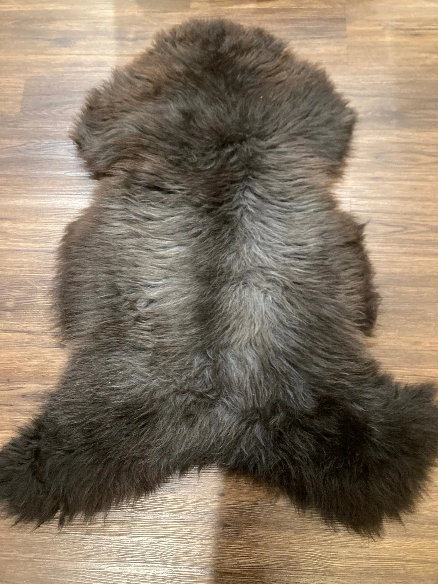 Sheepskin Rug Natural Brown Single Pelt