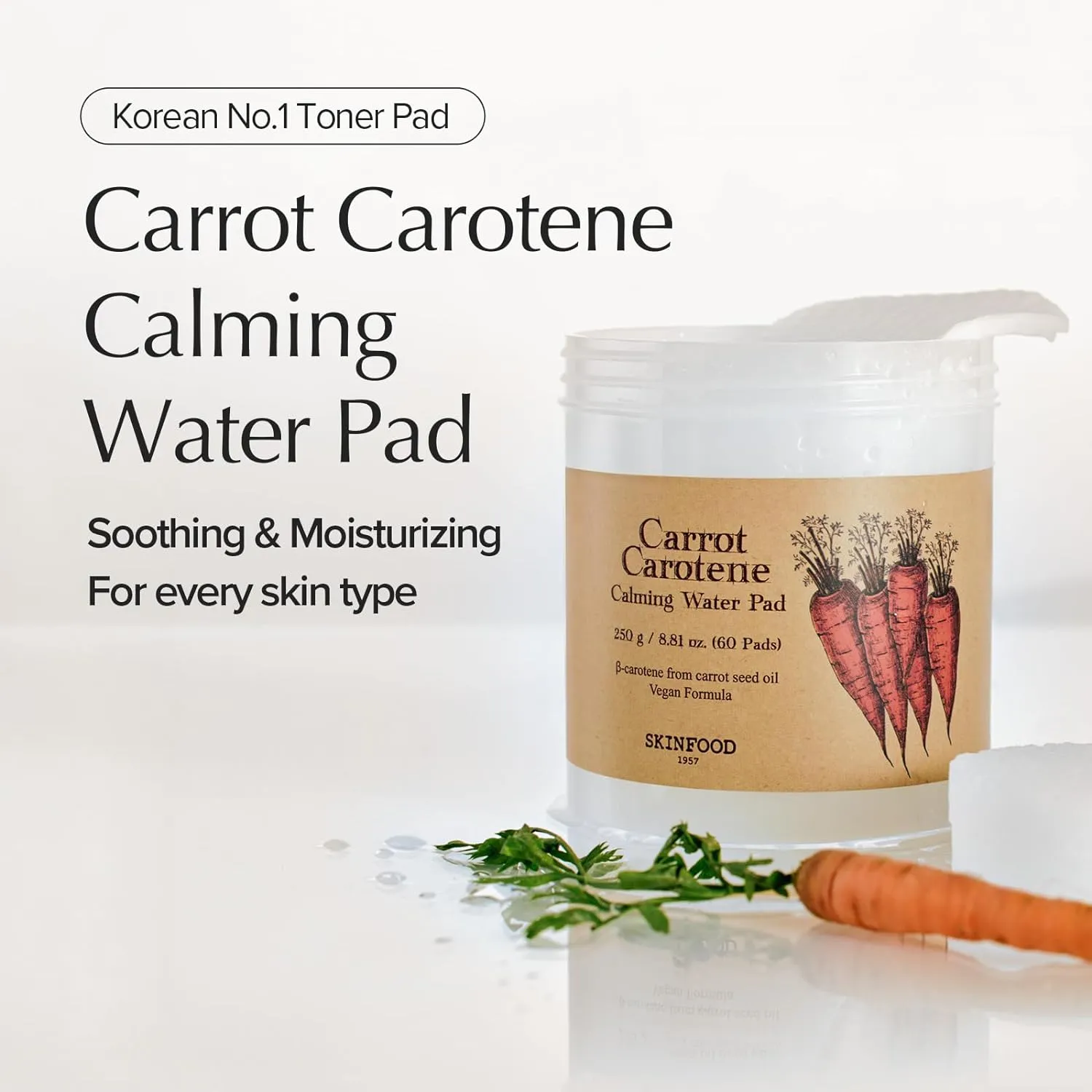 SKINFOOD Carrot Carotene Calming Water Pad