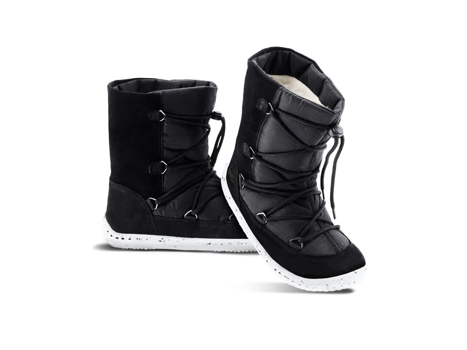 SnowFox Kids 2.0 Black (2023) Barfotaskor, Stl 25-35