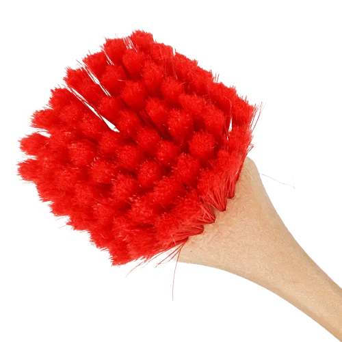 Soft Red Chemical Resistant Brush