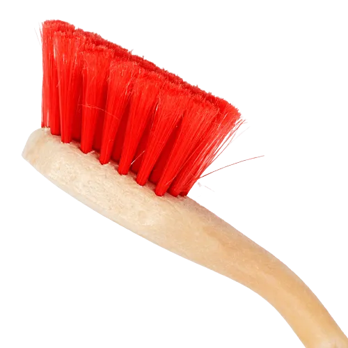 Soft Red Chemical Resistant Brush