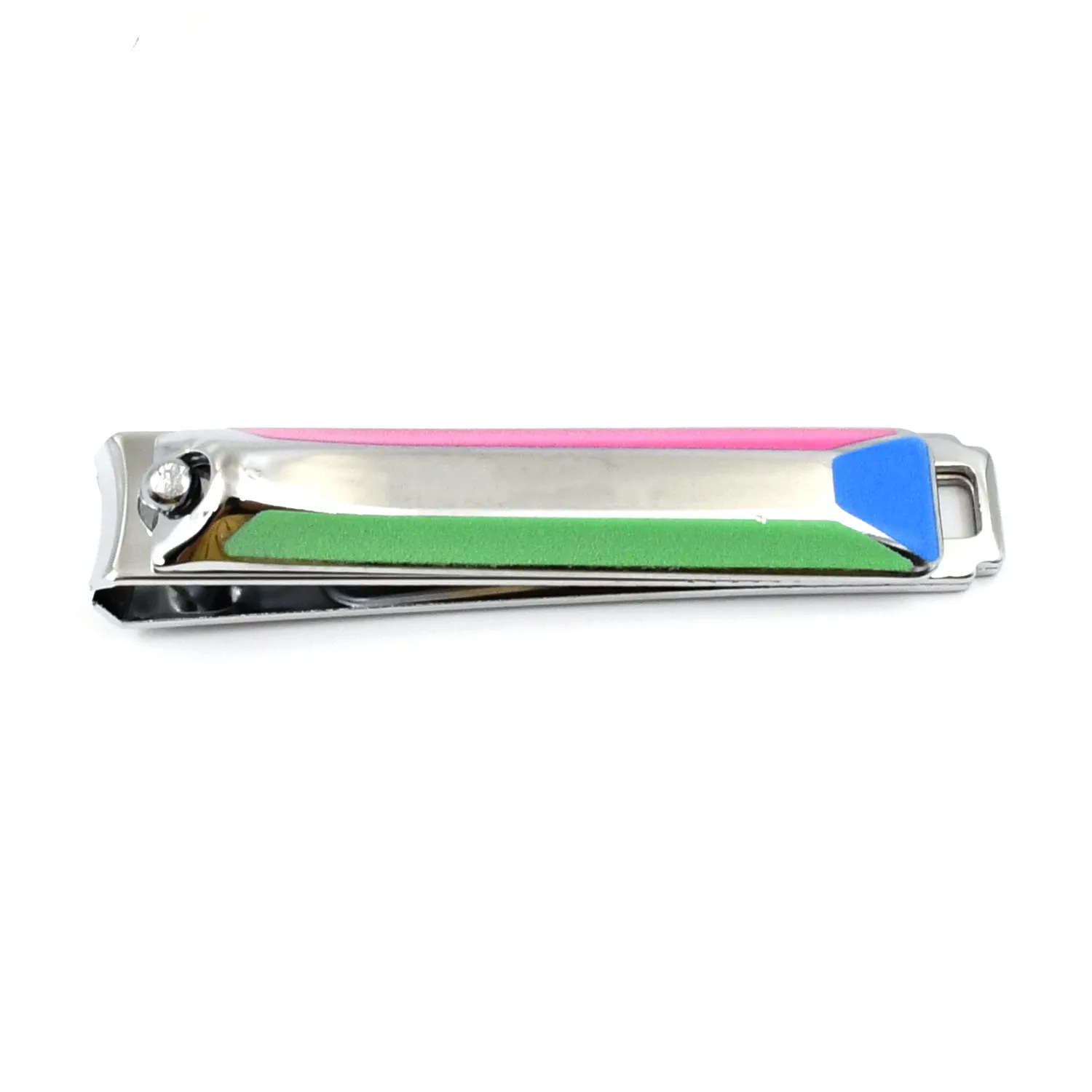 Stainless Steel Folding Portable Large Nail Clippers with Nail File (1 Pc)