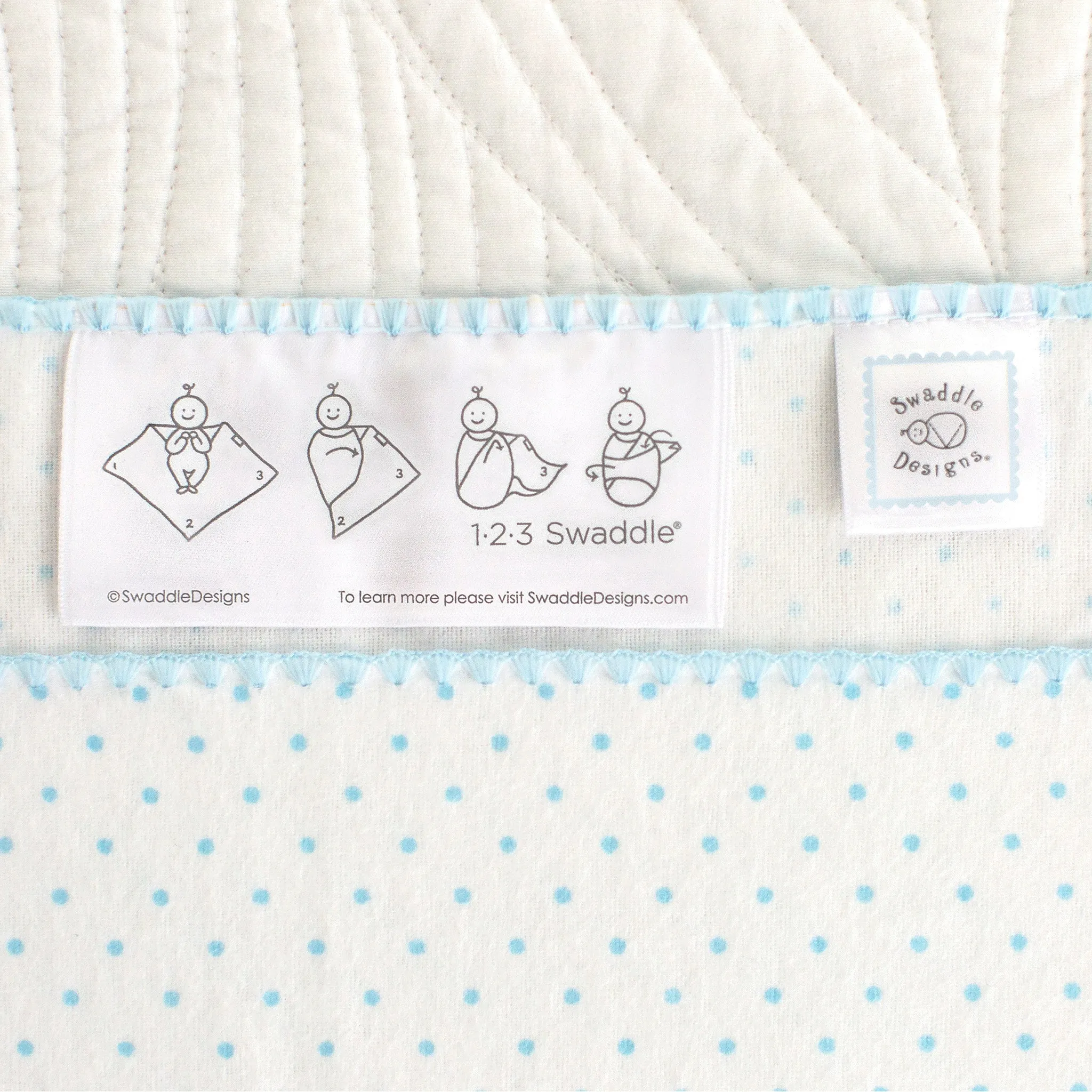 SwaddleDuo - Little Chickies & Chevron, Blue