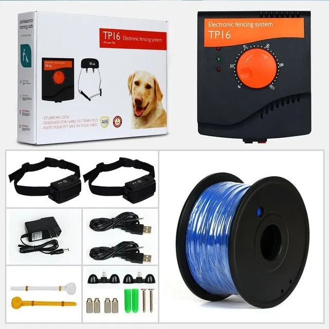 TP16 Pet Dog Electric Fence System - Safe & Secure Boundary Control!