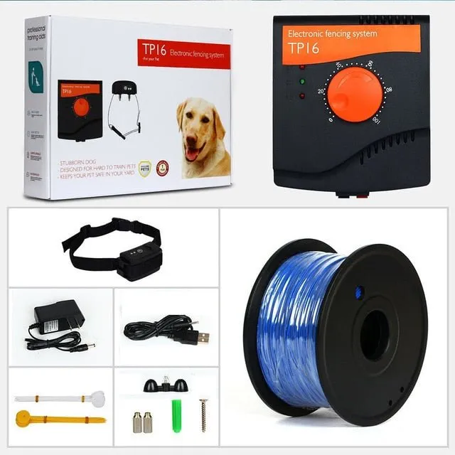 TP16 Pet Dog Electric Fence System - Safe & Secure Boundary Control!