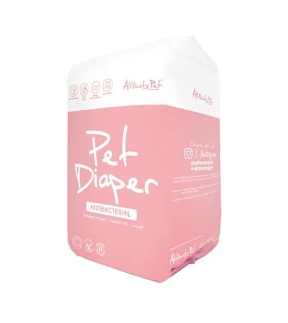 TRY & BUY: Altimate Pet Antibacterial Female Pet Diaper Dog Potty & Diapers