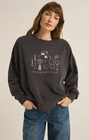 Wine & Cheese Club Comfy Sweater